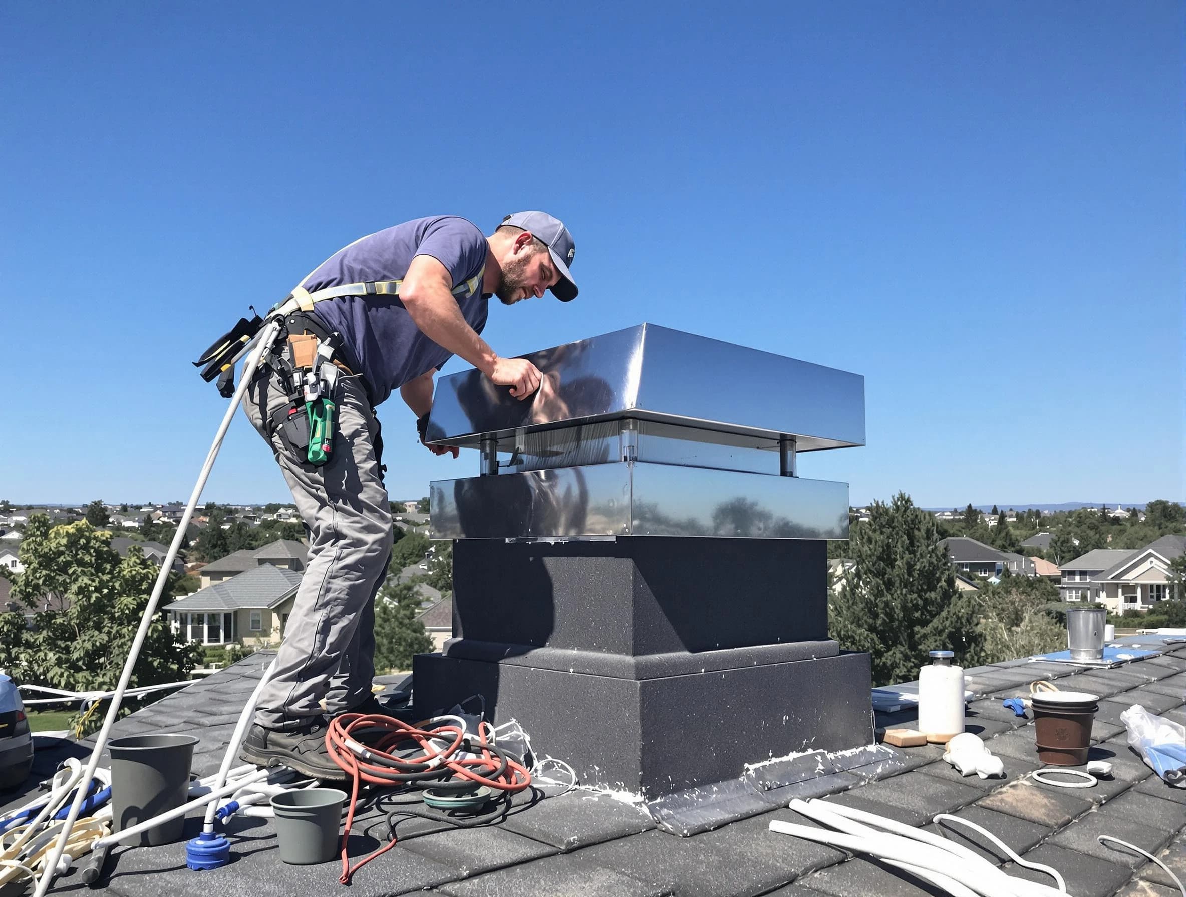 Chimney Cap Services service in Richland, PA